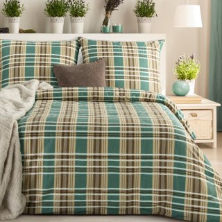 KOMPLET POŚCIELI SATYNOWEJ SPRING 65 140 X 200 CM JASNOBRĄZOWY