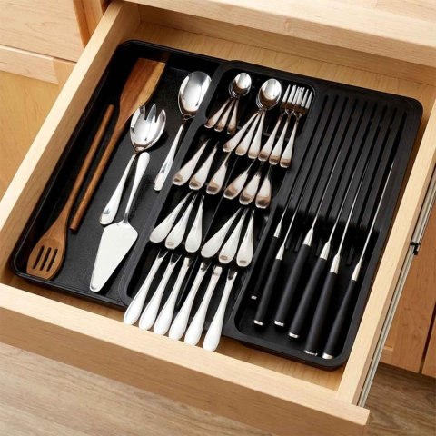 ORGANIZER WKŁAD ROZSUWANY DO SZUFLAD NA SZTUĆCE 229145