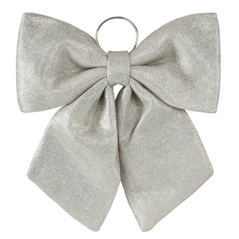 OZDOBA ŚWIĄTECZNA 542 34 X 34 X 2 CM SREBRNY