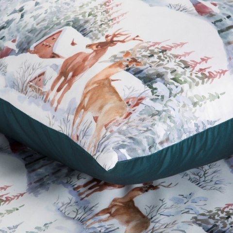 ŚWIĄTECZNY KOMPLET POŚCIELI FAIRYLAND 140 X 200 CM BIAŁY