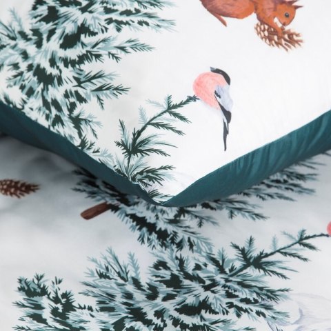 ŚWIĄTECZNY KOMPLET POŚCIELI ROLAND 220 X 200 CM BIAŁY