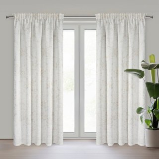 ZASŁONA GOTOWA MARLENE NA TAŚMIE 140 X 270 CM KREMOWY