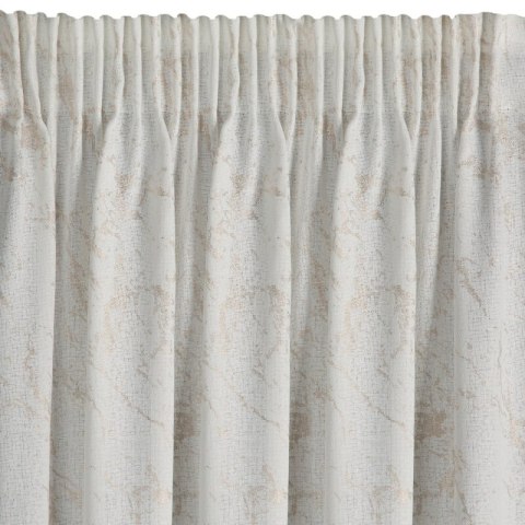 ZASŁONA GOTOWA MARLENE NA TAŚMIE 140 X 270 CM KREMOWY