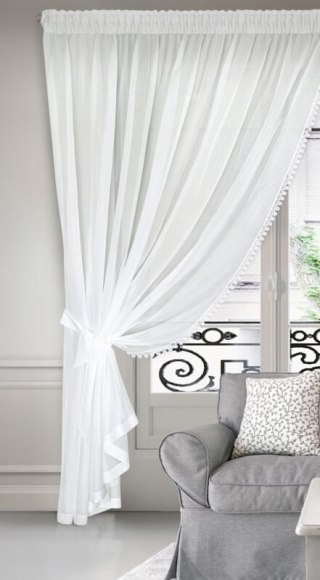 FIRANA GOTOWA DEK 200 X 250 CM KREMOWY