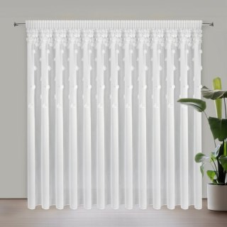 FIRANA GOTOWA DIANA 3 NA TAŚMIE 350 X 270 CM BIAŁY