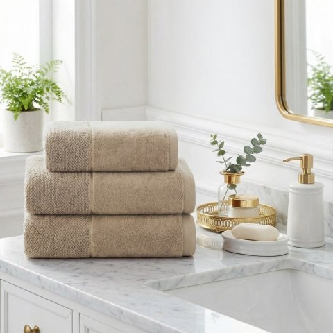 RĘCZNIK ARIA (03) 30 X 50 CM BEŻOWY