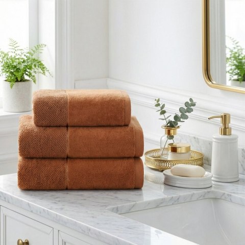 RĘCZNIK ARIA (05) 50 X 90 CM CEGLASTY