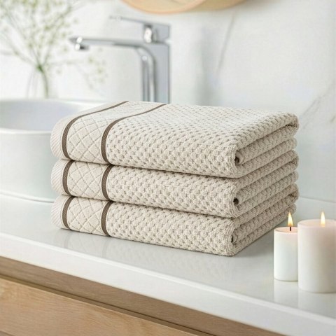 RĘCZNIK FAVORI (03) 70 X 140 CM BEŻOWY