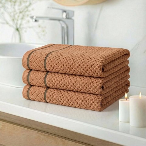 RĘCZNIK FAVORI (08) 50 X 90 CM CEGLASTY