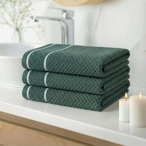 RĘCZNIK FAVORI (09) 50 X 90 CM CIEMNOZIELONY