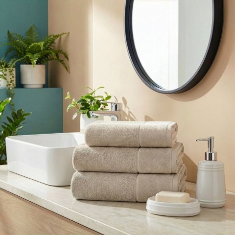 RĘCZNIK FERO (03) 50 X 90 CM BEŻOWY