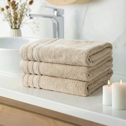 RĘCZNIK VENTO (03) 70 X 140 CM BEŻOWY