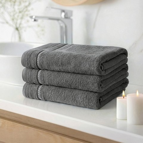 RĘCZNIK VENTO (06) 50 X 90 CM STALOWY