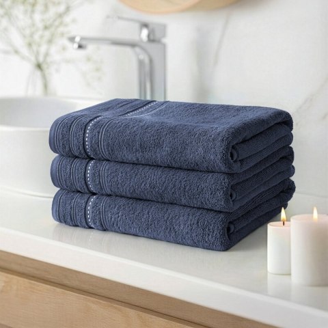 RĘCZNIK VENTO (08) 30 X 50 CM GRANATOWY