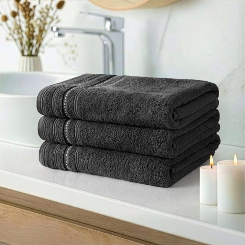 RĘCZNIK VENTO (09) 70 X 140 CM CZARNY