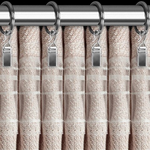 ZASŁONA GOTOWA LEYA NA TAŚMIE 140 X 270 CM BEŻOWY