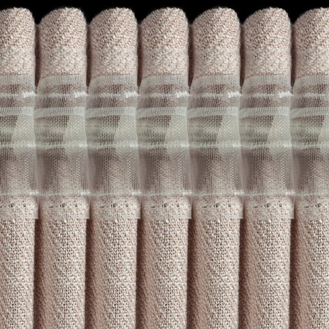 ZASŁONA GOTOWA LEYA NA TAŚMIE 140 X 270 CM BEŻOWY