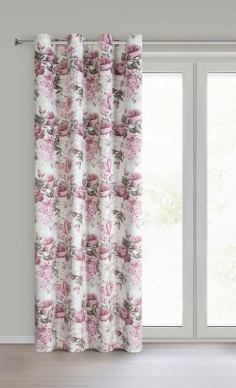 ZASŁONA GOTOWA PEONY 140 X 250 CM KREMOWY