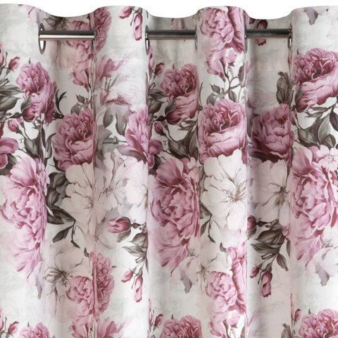 ZASŁONA GOTOWA PEONY 140 X 250 CM KREMOWY