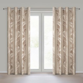 ZASŁONA GOTOWA VERA 140 X 250 CM CIEMNOBEŻOWY