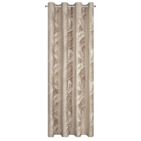 ZASŁONA GOTOWA VERA 140 X 250 CM CIEMNOBEŻOWY