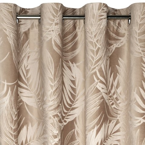 ZASŁONA GOTOWA VERA 140 X 250 CM CIEMNOBEŻOWY