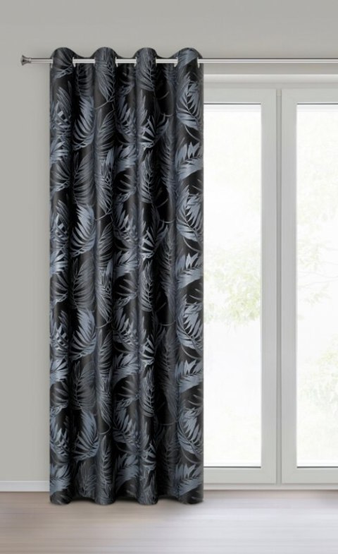 ZASŁONA GOTOWA VERA 140 X 250 CM CZARNY