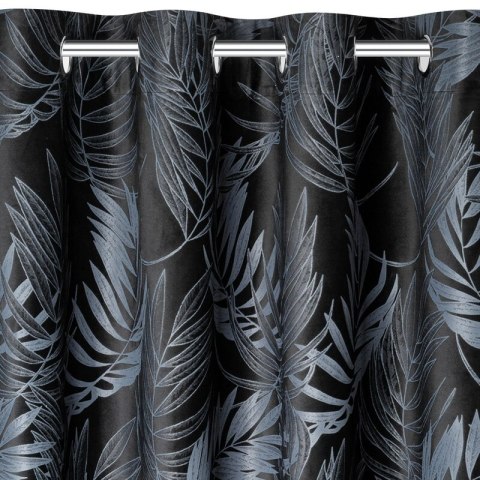 ZASŁONA GOTOWA VERA 140 X 250 CM CZARNY