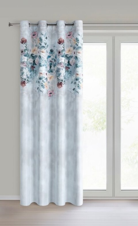 ZASŁONA GOTOWA VIOLA 140 X 250 CM SREBRNY