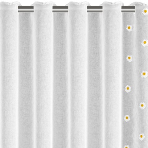 FIRANA GOTOWA BELLIS NA TAŚMIE 140 X 180 CM BIAŁY