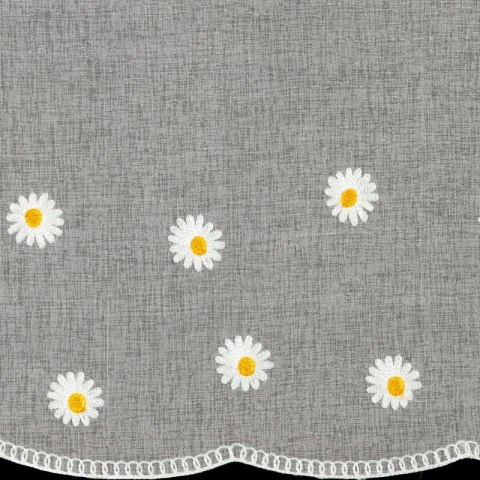 FIRANA GOTOWA BELLIS NA TAŚMIE 150 X 40 CM BIAŁY