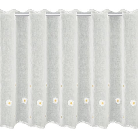 FIRANA GOTOWA BELLIS NA TAŚMIE 150 X 70 CM BIAŁY