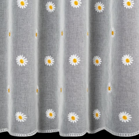 FIRANA GOTOWA BELLIS NA TAŚMIE 150 X 70 CM BIAŁY