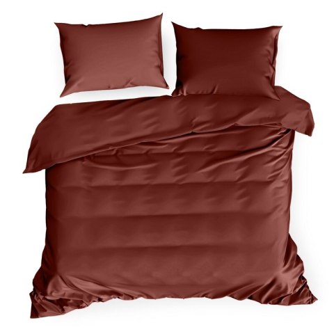 KOMPLET POŚCIELI NOVA3 180 X 200 CM BURGUNDOWY