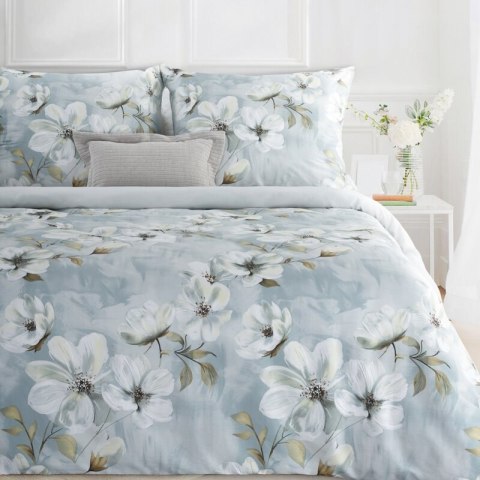 KOMPLET POŚCIELI SATYNOWEJ SPRING 89 140 X 200 CM JASNOSZARY