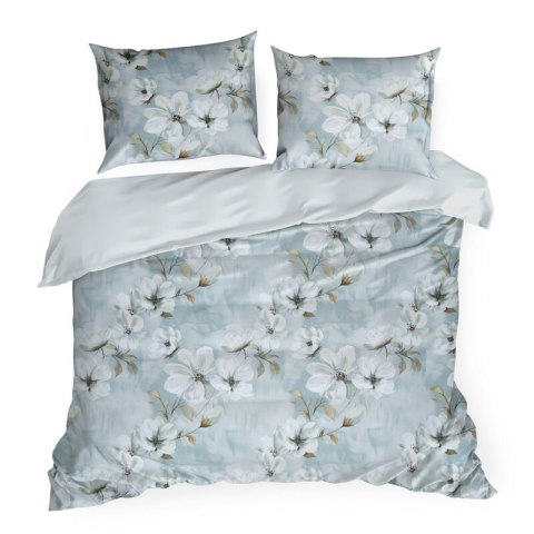 KOMPLET POŚCIELI SATYNOWEJ SPRING 89 140 X 200 CM JASNOSZARY