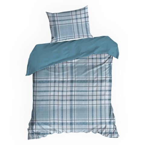 KOMPLET POŚCIELI SATYNOWEJ SPRING 95 220 X 200 CM NIEBIESKI