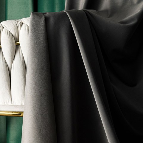 MATT VELVET Tkanina dekoracyjna, wysokość 320cm, kolor 021 ciemny szary MATVEL/TDP/021/000320/1