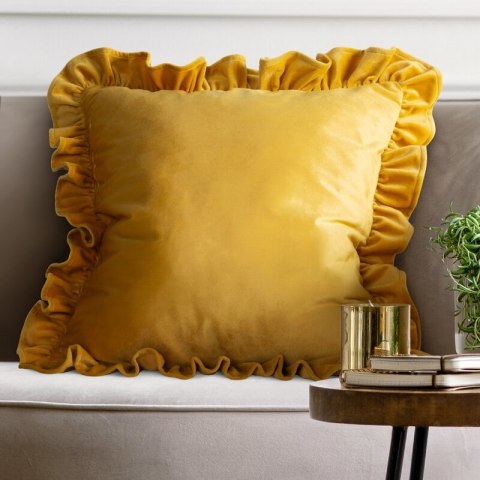 POSZEWKA BRENDA1 45 X 45 CM MUSZTARDOWY