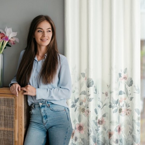 ZASŁONA GOTOWA ELIA 140 X 250 CM BIAŁY