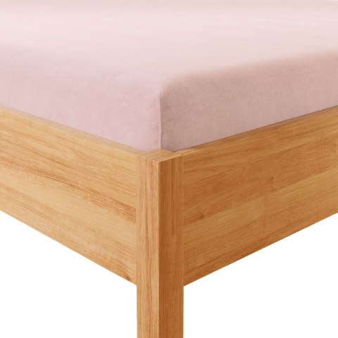 DREAMY PREMIUM Prześcieradło jersey z gumką, szerokość 140 x wysokość 200cm, kolor 014 jasny różowy 100033/JEG/014/140200/1