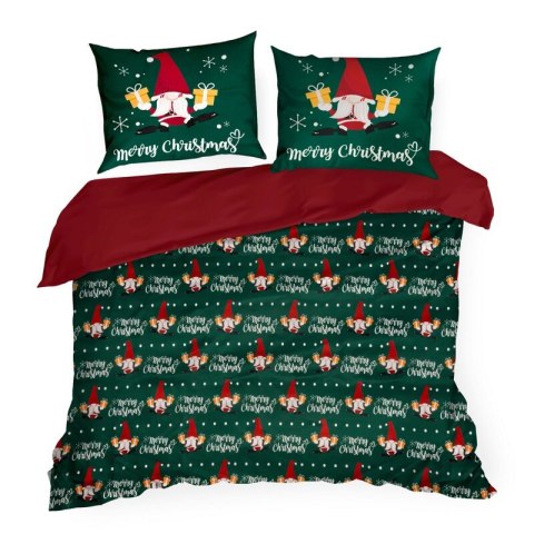 ŚWIĄTECZNY KOMPLET POŚCIELI GALDOR 160 X 200 CM ZIELONY