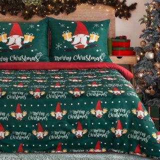 ŚWIĄTECZNY KOMPLET POŚCIELI GALDOR 220 X 200 CM ZIELONY