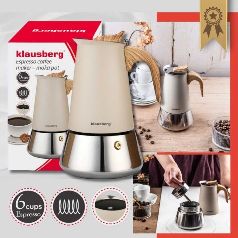 KAWIARKA ZAPARZACZ DO KAWY 300ml KLAUSBERG KB-7995 INDUKCJA