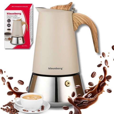 KAWIARKA ZAPARZACZ DO KAWY 600ml KLAUSBERG KB-7997 INDUKCJA