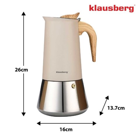 KAWIARKA ZAPARZACZ DO KAWY 600ml KLAUSBERG KB-7997 INDUKCJA