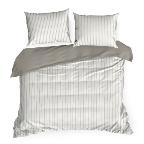 KOMPLET POŚCIELI SATYNOWEJ RAYA 140 X 200 CM BIAŁY