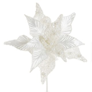 KWIAT ŚWIĄTECZNY 282 30 X 40 CM BIAŁY