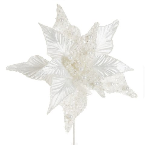 KWIAT ŚWIĄTECZNY 282 30 X 40 CM BIAŁY