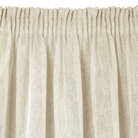 ZASŁONA GOTOWA ANGELICA NA TAŚMIE 140 X 270 CM BEŻOWY